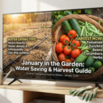 January in the Garden Water Saving & Harvest Guide